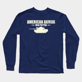 M48 Patton Tank (distressed) Long Sleeve T-Shirt